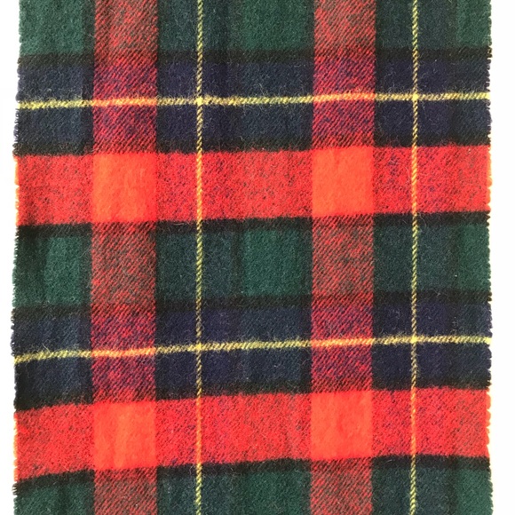 Pringle 100% Wool Scottish Tartan Plaid Scarf - Picture 4 of 7